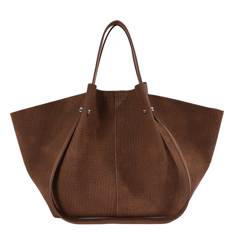 Luxury Bags Tote - Tas Jinjing Kulit Bertekstur Buaya Mewah